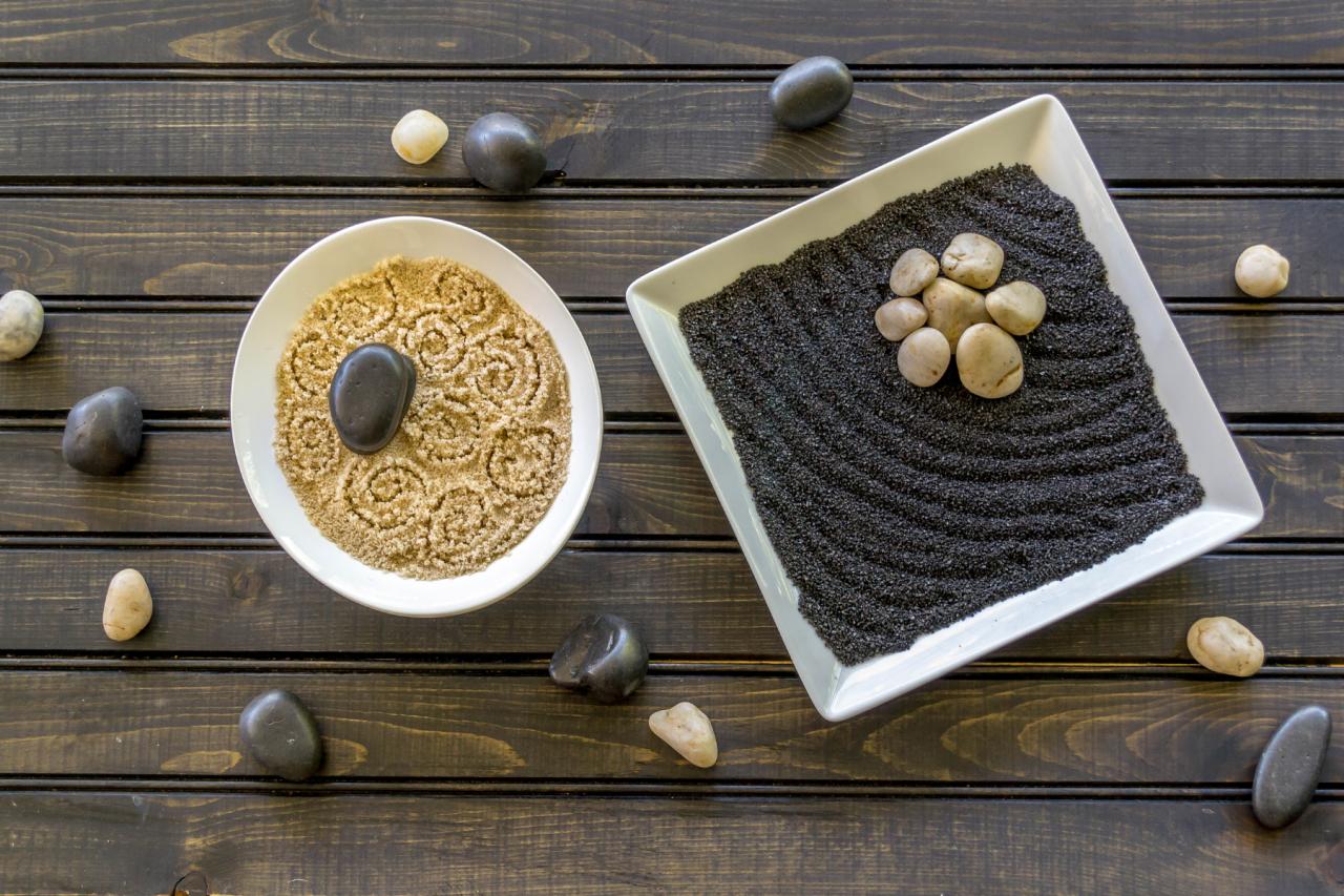 Make a Tabletop Zen Rock Garden | DIY Network Blog: Made + Remade | DIY